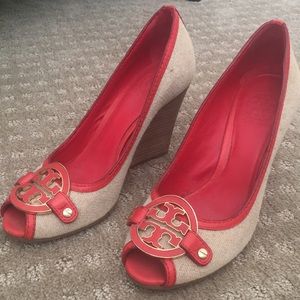 Tory Burch wedged heel shoes